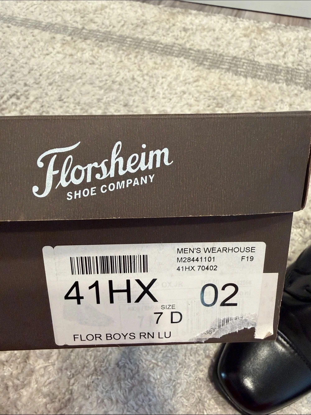 Florsheim Kids Boys Rolan Cap Toe Oxford Jr